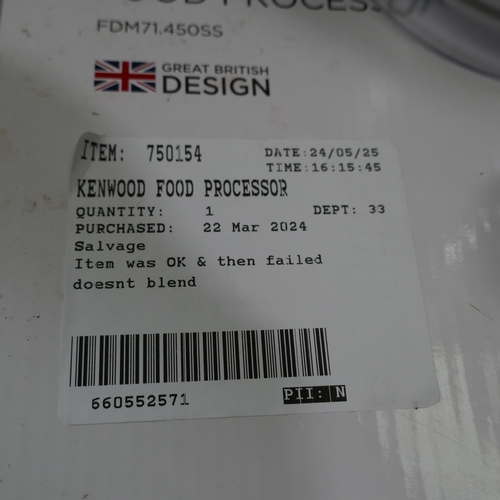 6355 - Kenwood Multipro Express Weigh+ Food Processor, Original RRP £109.99 + vat  (329-451)   * This lot i... 