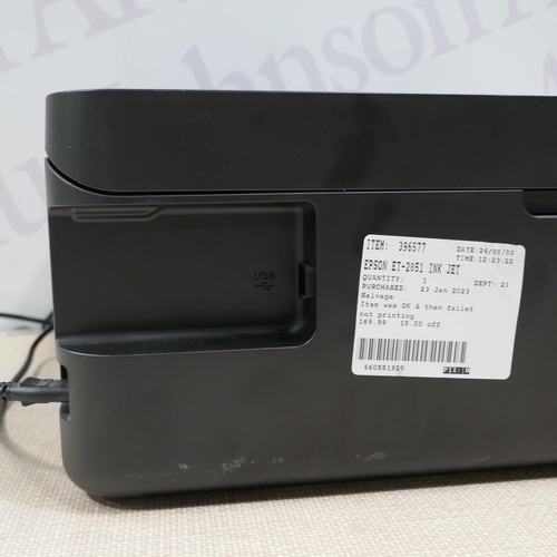 6357 - Epson Et-2851 Ink Jet  Printer, Original RRP £199.99 + vat         (329-437)   * This lot is subject... 