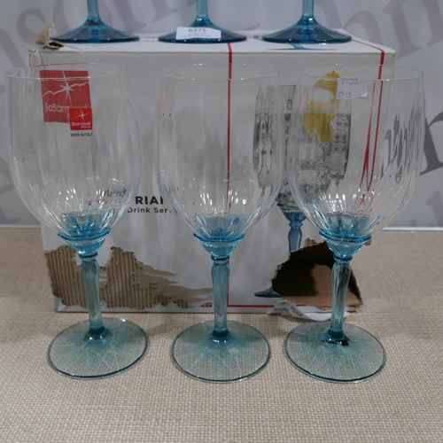 6375 - Six Bormioli Rocco Florian Stemm Glasses    (329-413)   * This lot is subject to vat