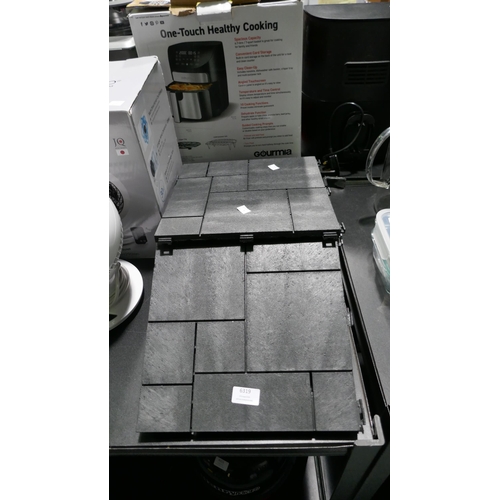 6319 - Easy Tile Deck Tiles (Mosaic Graphite)  (329-430)   * This lot is subject to vat