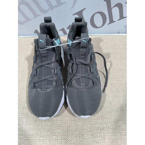 6244 - A pair of Puma Contempt demi mesh womens grey trainers ( UK size 6) with box (329)  * This lot is su... 