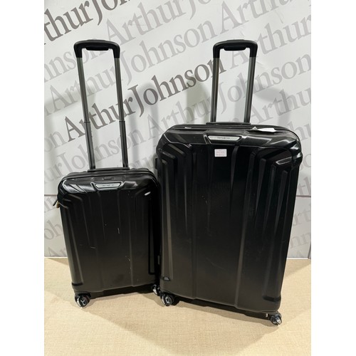 6023A - Samsonite Endure 2pc Black Suitcases, Original RRP £119.99 + vat             (329-204)   * This lot ... 