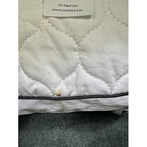 6254 - Two Sealy Side Sleeper pillows (Marked)          (329-166)   * This lot is subject to vat