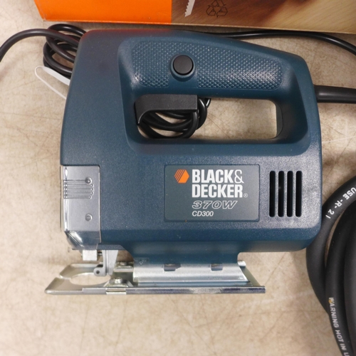 2010 - An Earlex steam wallpaper stripper and a Black and Decker CD300 jigsaw