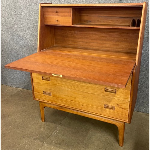 1 - A Danish Mogens Kold teak bureau, designed by Arne Hovmand Olsen