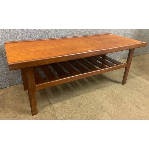 10 - A teak coffee table