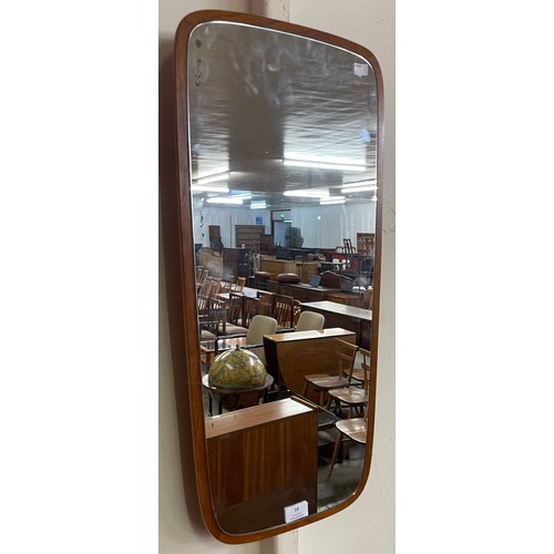 18 - A teak framed mirror