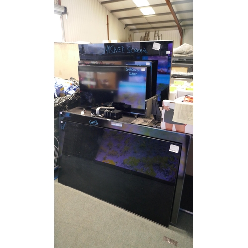 6319 - Quantity of damaged TVs to include: LG, Samsung, Toshiba and Hisense ( With one Connect box and Remo... 