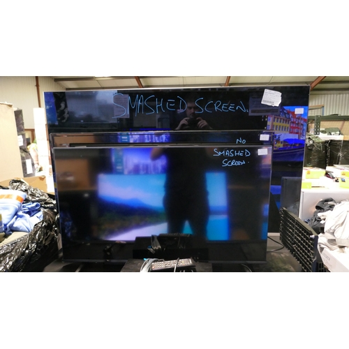 6319 - Quantity of damaged TVs to include: LG, Samsung, Toshiba and Hisense ( With one Connect box and Remo... 