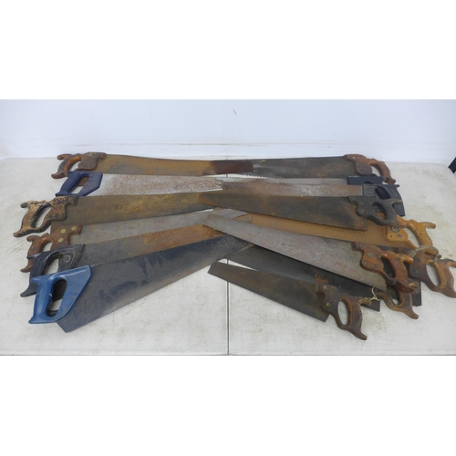 2002 - 16 assorted handsaws