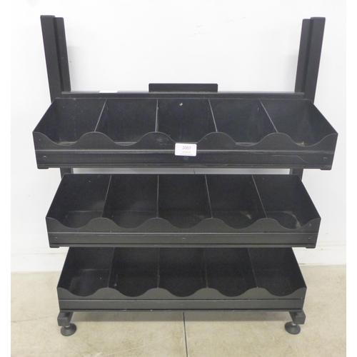 2007 - A heavy duty 15 compartment tool rack