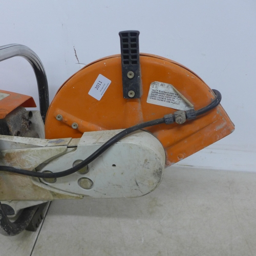 2011 - A Stihl TS400 petrol driven stone cut-off saw