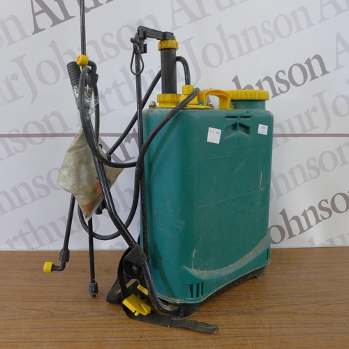 2153 - A backpack hand pump garden sprayer