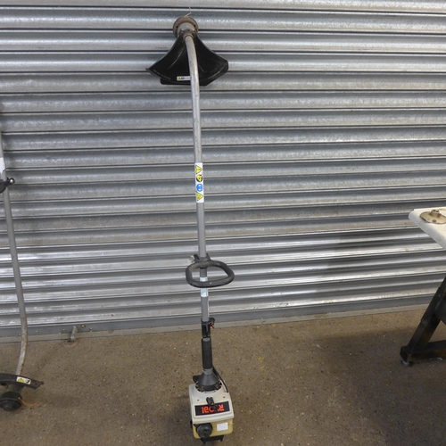 2163 - A McCulloch Trim Mac 210 petrol strimmer, a Ryobi RCT2800CB petrol strimmer and a spare strimmer att... 