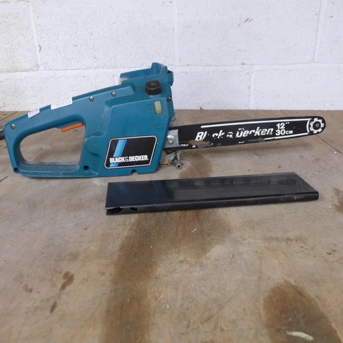 2169 - A Black and Decker electric chainsaw