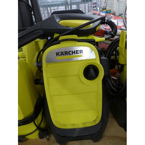 2236 - 5 assorted Karcher pressure washers including a K090, K2, K2 Compact, K5 Compact, etc.