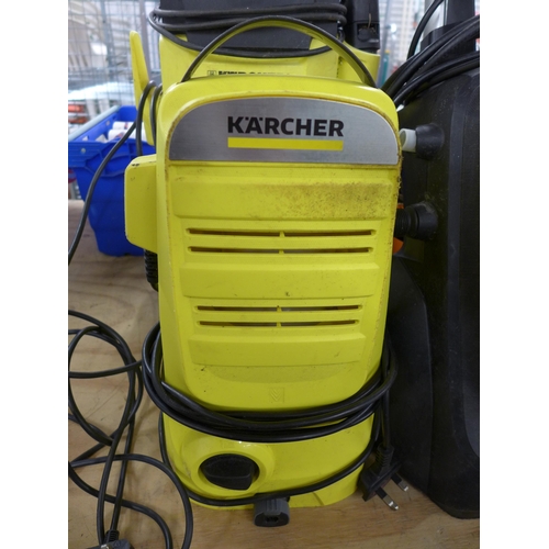 2236 - 5 assorted Karcher pressure washers including a K090, K2, K2 Compact, K5 Compact, etc.