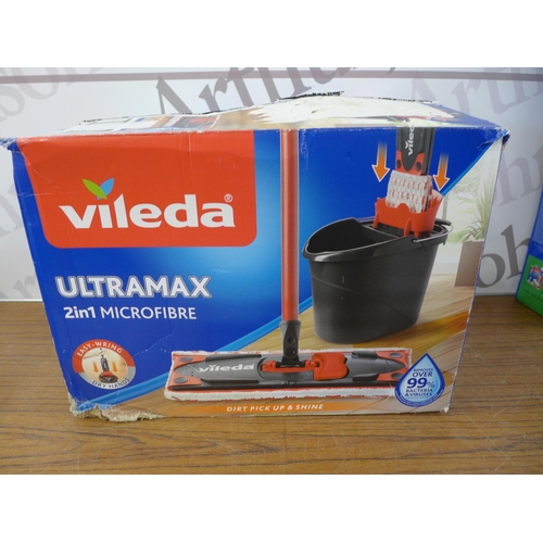 2274 - 5 Vileda mops including Ultra Max 2 in 1, 1-2-Spraymax and a Steam Plus