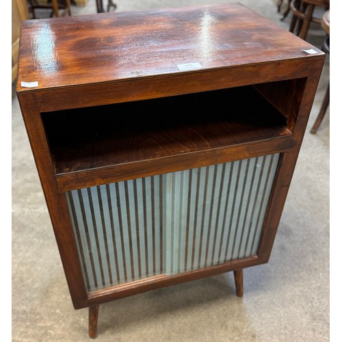 149 - A beech record cabinet