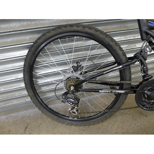 2117A - A Vertigo Eiger aluminium framed full suspension MTB with disc brakes and Shimano gear set  * Police... 