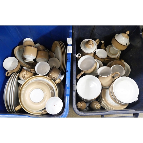 1080 - A collection of Denby Seville stoneware tea and dinnerwares (2 boxes) **PLEASE NOTE THIS LOT IS NOT ... 