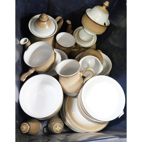 1080 - A collection of Denby Seville stoneware tea and dinnerwares (2 boxes) **PLEASE NOTE THIS LOT IS NOT ... 