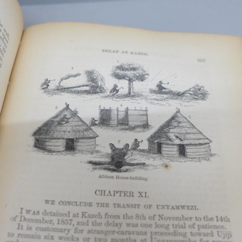 609 - One volume, The Lake Regions of Central Africa by Richard Burton, published by Harper & Brothers, Fr... 