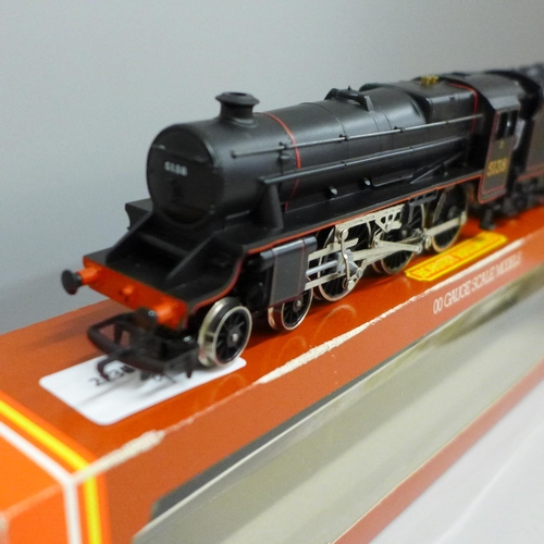 621 - A Hornby Railways R320 LMS Class 5 loco, black livery, boxed