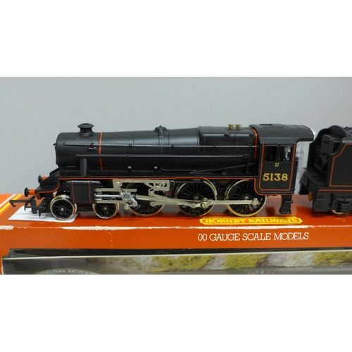 621 - A Hornby Railways R320 LMS Class 5 loco, black livery, boxed