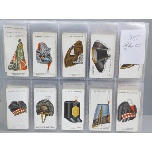 625 - Cigarette cards; 12 complete Players sets, including War Decorations, Drum Banners, Victoria Cross, ... 