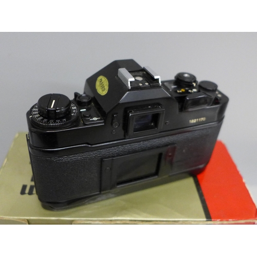 636 - A Canon A-1 camera body, boxed