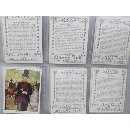 640 - Cigarette cards; 6 complete large Wills sets, including Heraldic, Arms; also Players Dandies, 232