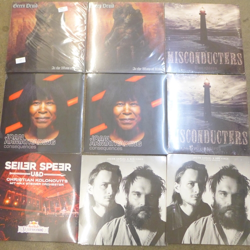 651 - A collection of new and sealed LP records, Seiler Speer x2, Akae Beka-Zion High, Jacob Samuel and Be... 