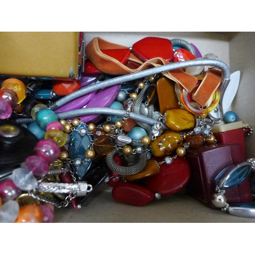 684 - A large collection of costume jewellery