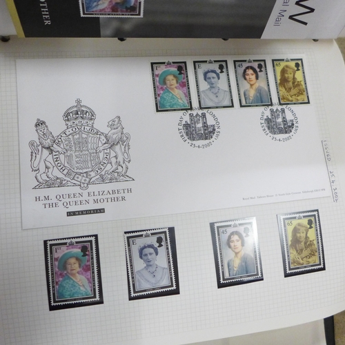 685A - Stamps; Great Britain 1999-2010 collection of commemorative issues in three albums, most issues pres... 