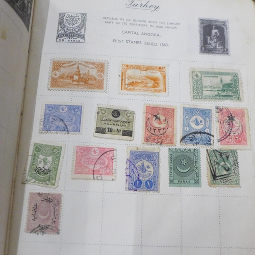 691 - A box of mixed stamps and First Day Covers; a SG Great Britain Commemorative Stamps album, Chinese T... 