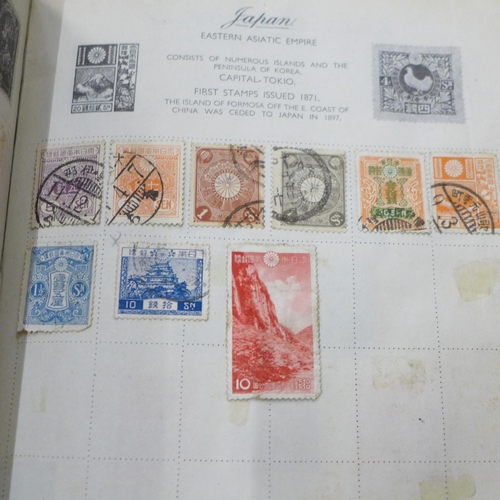 691 - A box of mixed stamps and First Day Covers; a SG Great Britain Commemorative Stamps album, Chinese T... 