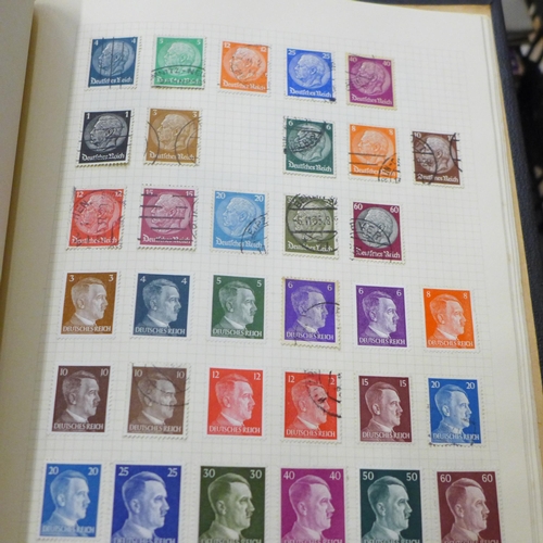 691 - A box of mixed stamps and First Day Covers; a SG Great Britain Commemorative Stamps album, Chinese T... 