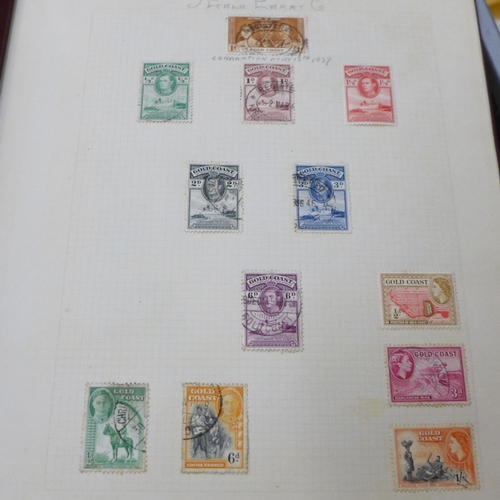 691 - A box of mixed stamps and First Day Covers; a SG Great Britain Commemorative Stamps album, Chinese T... 