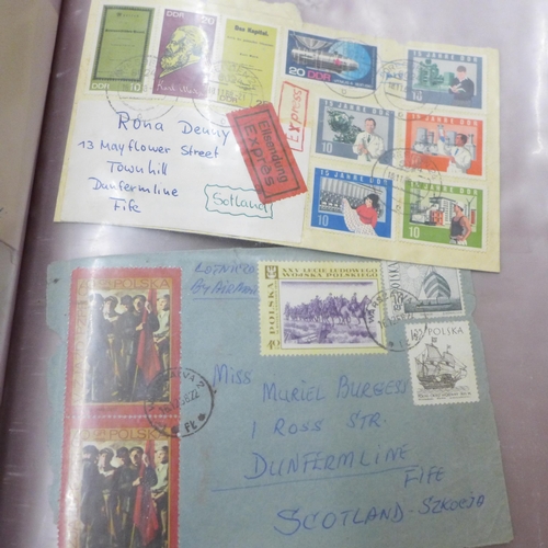 691 - A box of mixed stamps and First Day Covers; a SG Great Britain Commemorative Stamps album, Chinese T... 