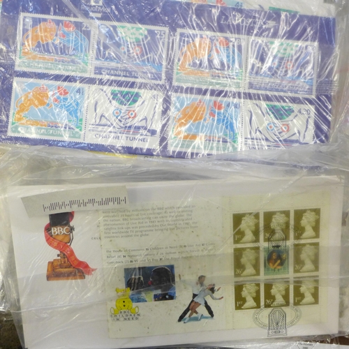 705 - A large box with varied ranges of stamps on cards from Netherlands, Malaya, Hong Kong, Greece, Thail... 