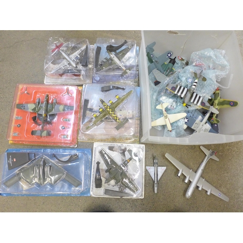 709 - A collection of packaged military aircraft