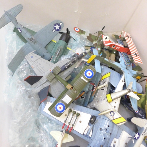 709 - A collection of packaged military aircraft