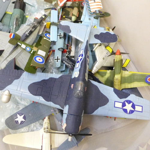 709 - A collection of packaged military aircraft