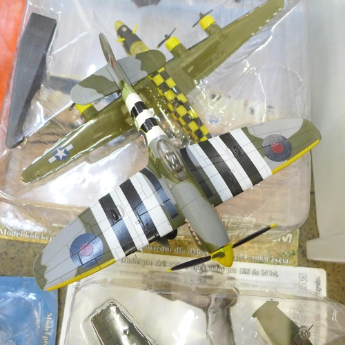 709 - A collection of packaged military aircraft