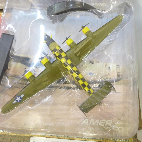 709 - A collection of packaged military aircraft