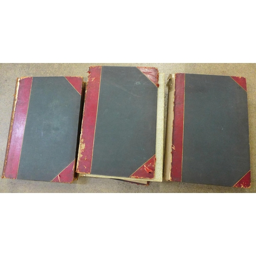 734 - Three volumes, Racing Illustrated, late 19th century