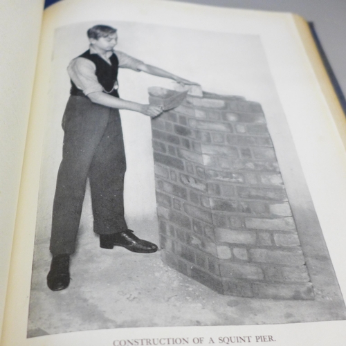 747 - Three volumes of The Modern Bricklayer, new and revised edition reprinted in March 1948