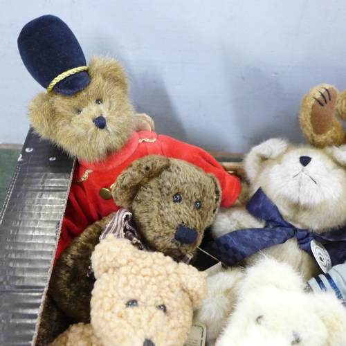 757 - A collection of Boyds bears, all with tags except one (16)