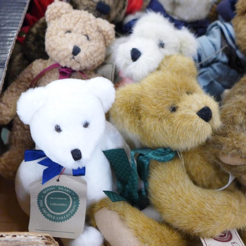 757 - A collection of Boyds bears, all with tags except one (16)